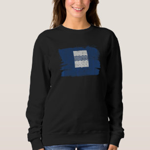 Basilicata Region Italy Flag Italian Potenza Vinta Sweatshirt