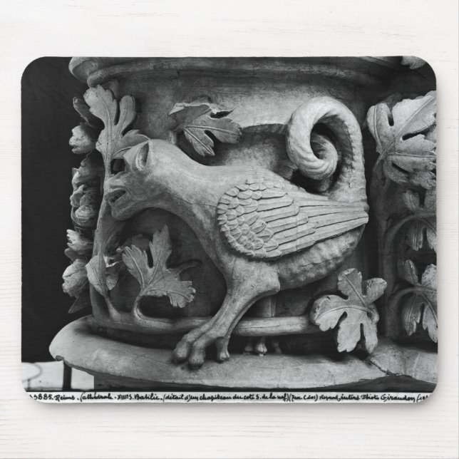 Basilisk, capital from Cathedral of Notre Dame Mouse Pad (Front)