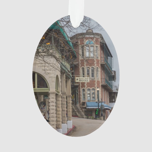 Basin Park And Flatiron Flats Ornament (Back)