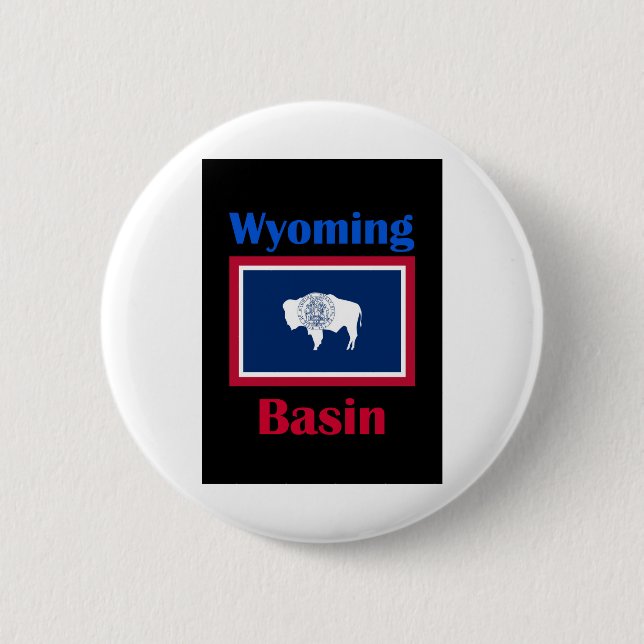 Basin Wyoming Button (Front)