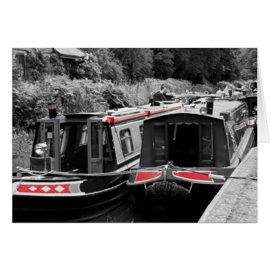 Basingstoke Canal Boats Cards (Front Horizontal)