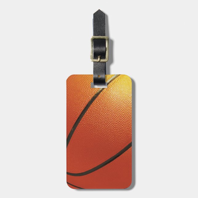 Baskeball custom luggage tag (Front Vertical)