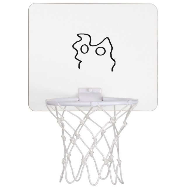 Basket as it is mini basketball hoop (Front)