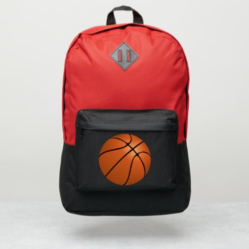basket ball lovers port authority backpack