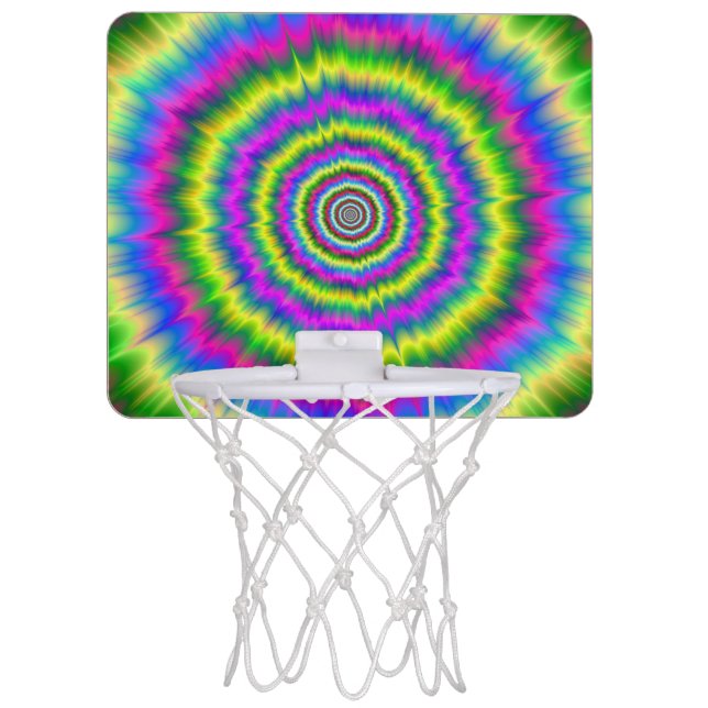 Basket Ball Net  Neon Explosion Mini Basketball Hoop (Front)
