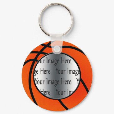 basket ball photo keychain