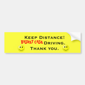 BASKET CASE BUMPER STICKER