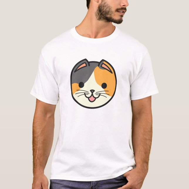 Basket Cats Calico Cat T-Shirt (Front)