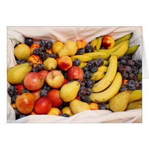 Basket Full Of Fruits Cards