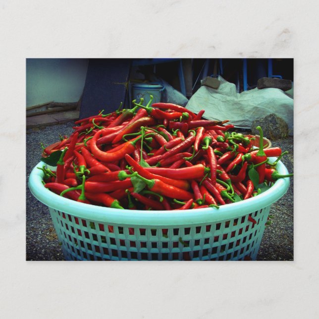 Basket full of heat postcard (Front)