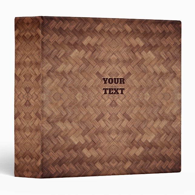 Basket-Look Binder w/out your Title (Front/Spine)