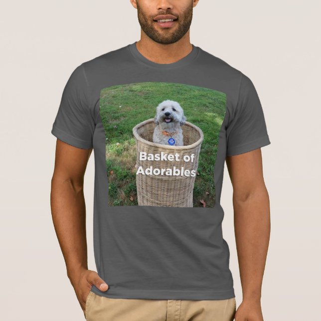 Basket of Adorables: Adorable Dogs for Hillary T-Shirt (Front)