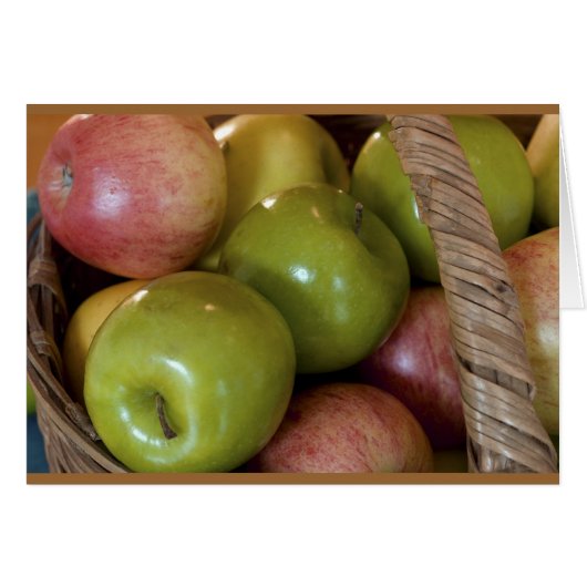 Basket of Apples Cards (Front Horizontal)