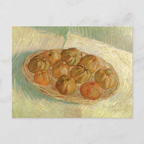 Basket of Apples still Life by Vincent van Gogh Postcard