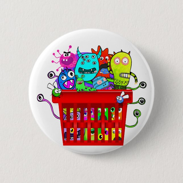 Basket of Deplorables, Adorable Deplorable Button (Front)