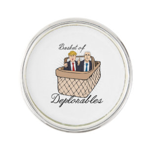 Basket of Deplorables - Trump Pence -- Anti-Trump Pin