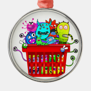 Basket of Deplorables Trump's Adorable Deplorables Metal Ornament