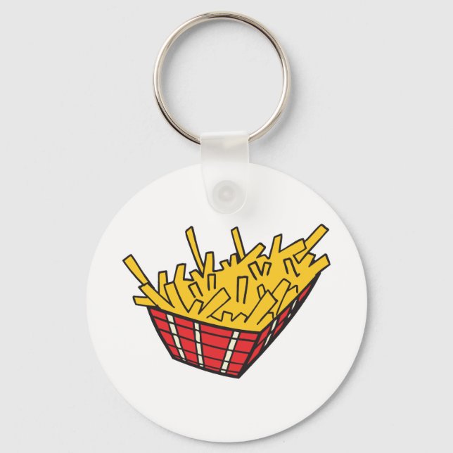 basket of french fries keychain (Front)