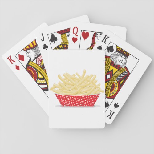Basket Of French Fries Playing Cards
