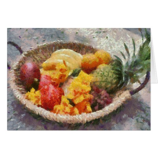 Basket of Fruit Cards (Front Horizontal)