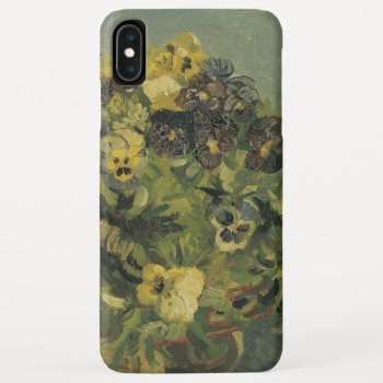 Basket Of Pansies Iphone Xs Max Case by vintage_gift_shop at Zazzle