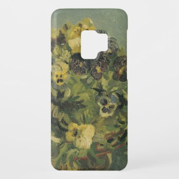 Basket Of Pansies Case-mate Samsung Galaxy S9 Case by vintage_gift_shop at Zazzle