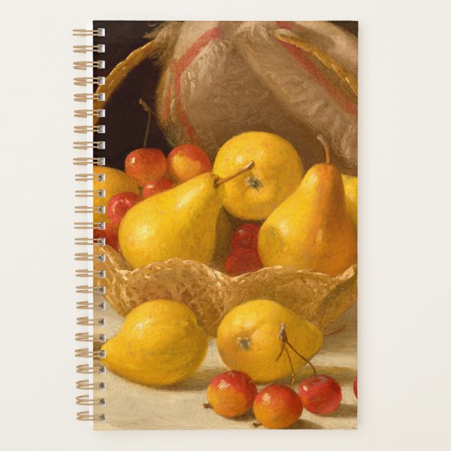 Basket of Pears and Crabapples, Diet Planner (Front)