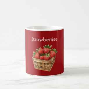 Basket of Red Strawberries Coffee Mug
