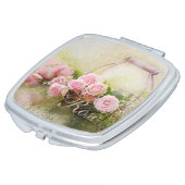 Basket of Roses Compact Mirror (Turned)