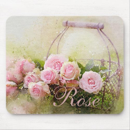 Basket of Roses Mouse Pad