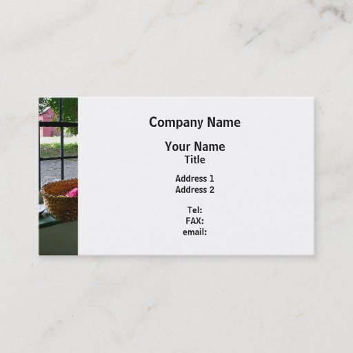 Customizable Basket of Yarn Business Card Templates