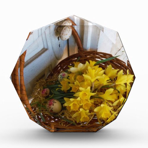 Basket of Yellow Daffodilswhite antique door Award