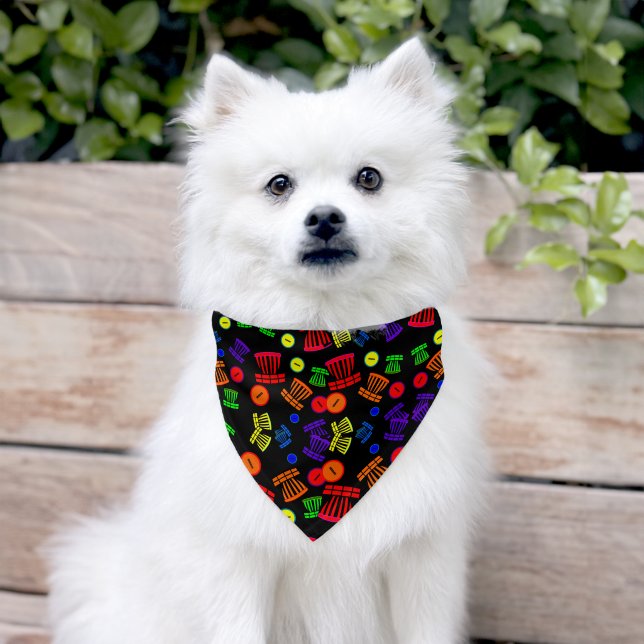 Basket  pet bandana collar (Dog)