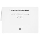 Basket, Six Oranges (F395) Van Gogh Fine Art (Back Horizontal)