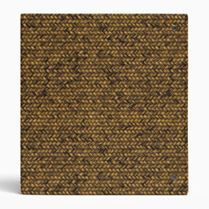 Basket Texture 3 Ring Binder