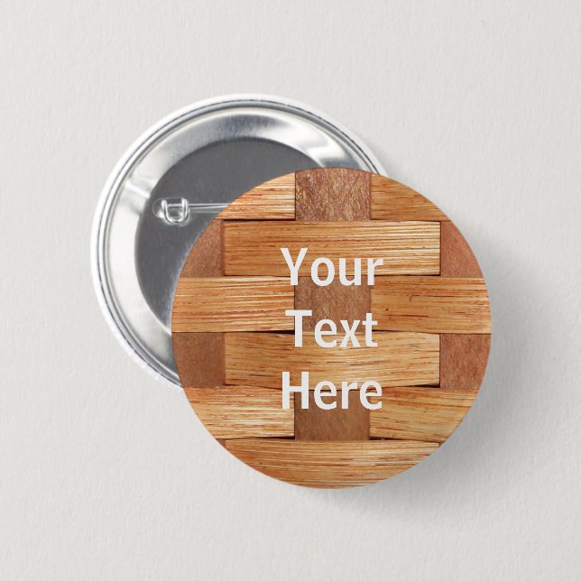 Basket Weave Button (Front & Back)