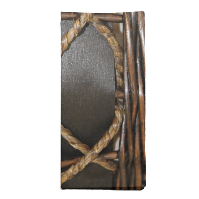 Basket Weave Cloth Napkin (Folded)