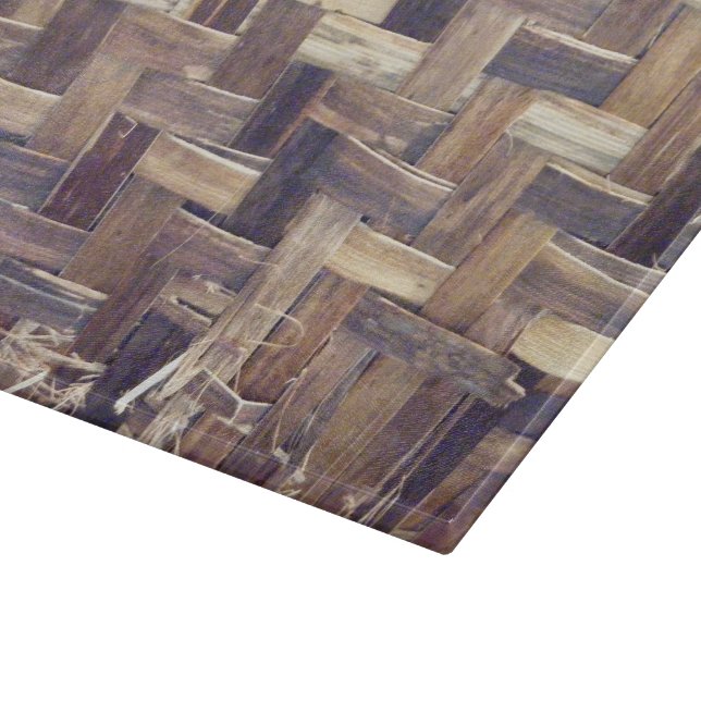 Basket Weave Cutting Board (Corner)