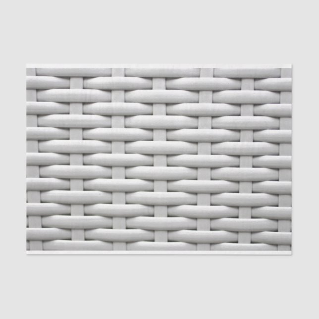 Basket Weave Decoupage Easter Basket Cover Craft Tissue Paper (Front)