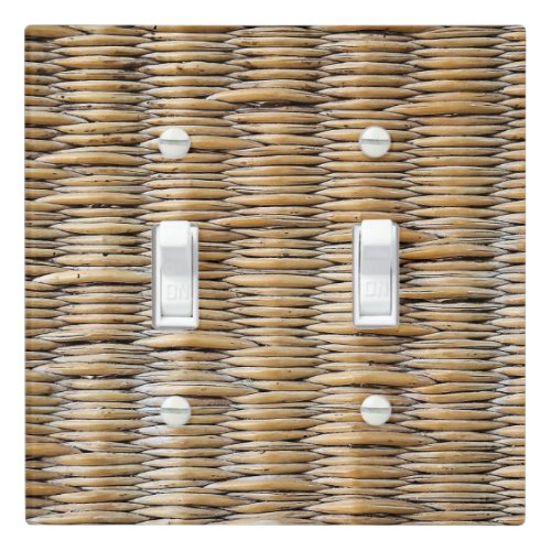 Basket Weave Macro Light Switch Cover