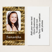 Basket weave photo template (Front & Back)