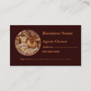 Basket Weavers Do It With Fiber - Basket Weaver Business Card