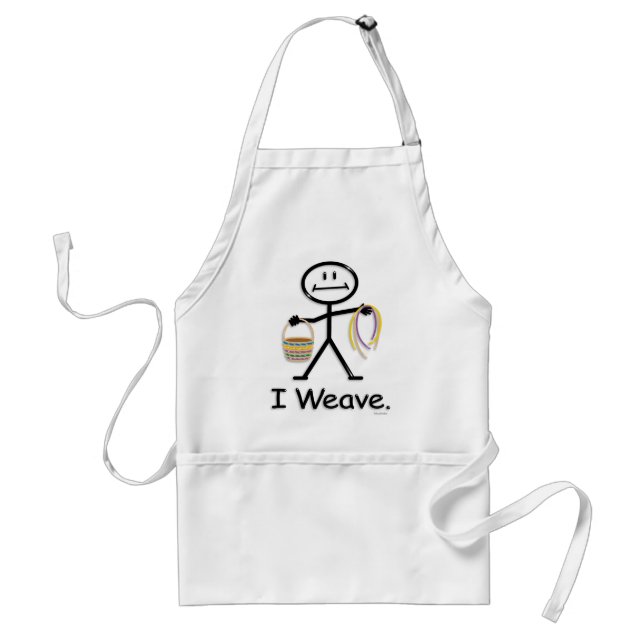 Basket Weaving Adult Apron (Front)