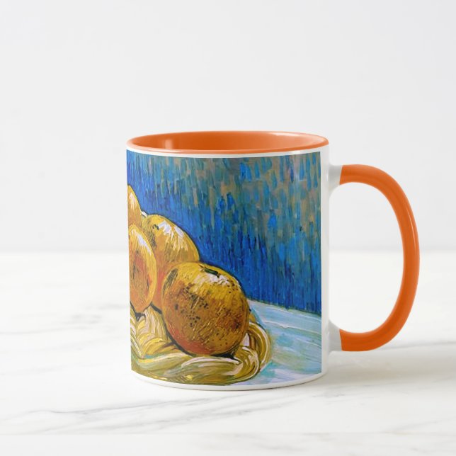 Basket with Six Oranges Van Gogh Fine Art Mug (Right)