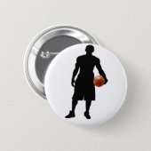 basketabll gifts pinback button (Front & Back)