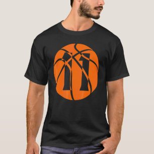 Basketball 11 Year Old Birthday Players Team Men W T-Shirt