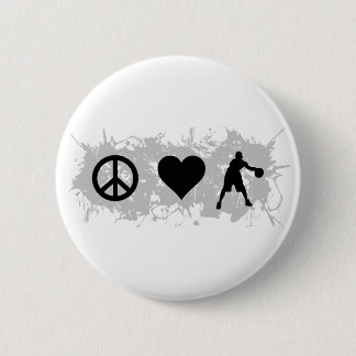 Basketball 1 pinback button