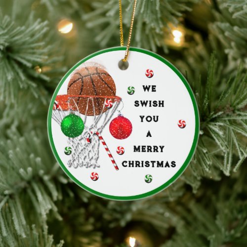 Basketball 2023 Keepsake Ceramic Ornament