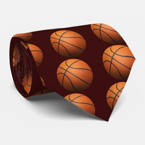 Basketball _ 3D Effect Tie