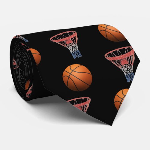 Basketball _ 3D Effect Tie